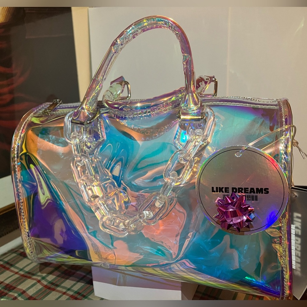 Holographic Iridescent Tote Bag